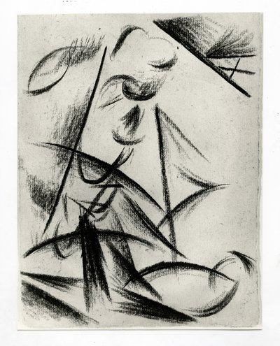 Konstruktion, ca. 1914-15 von Alexander Bogomazov